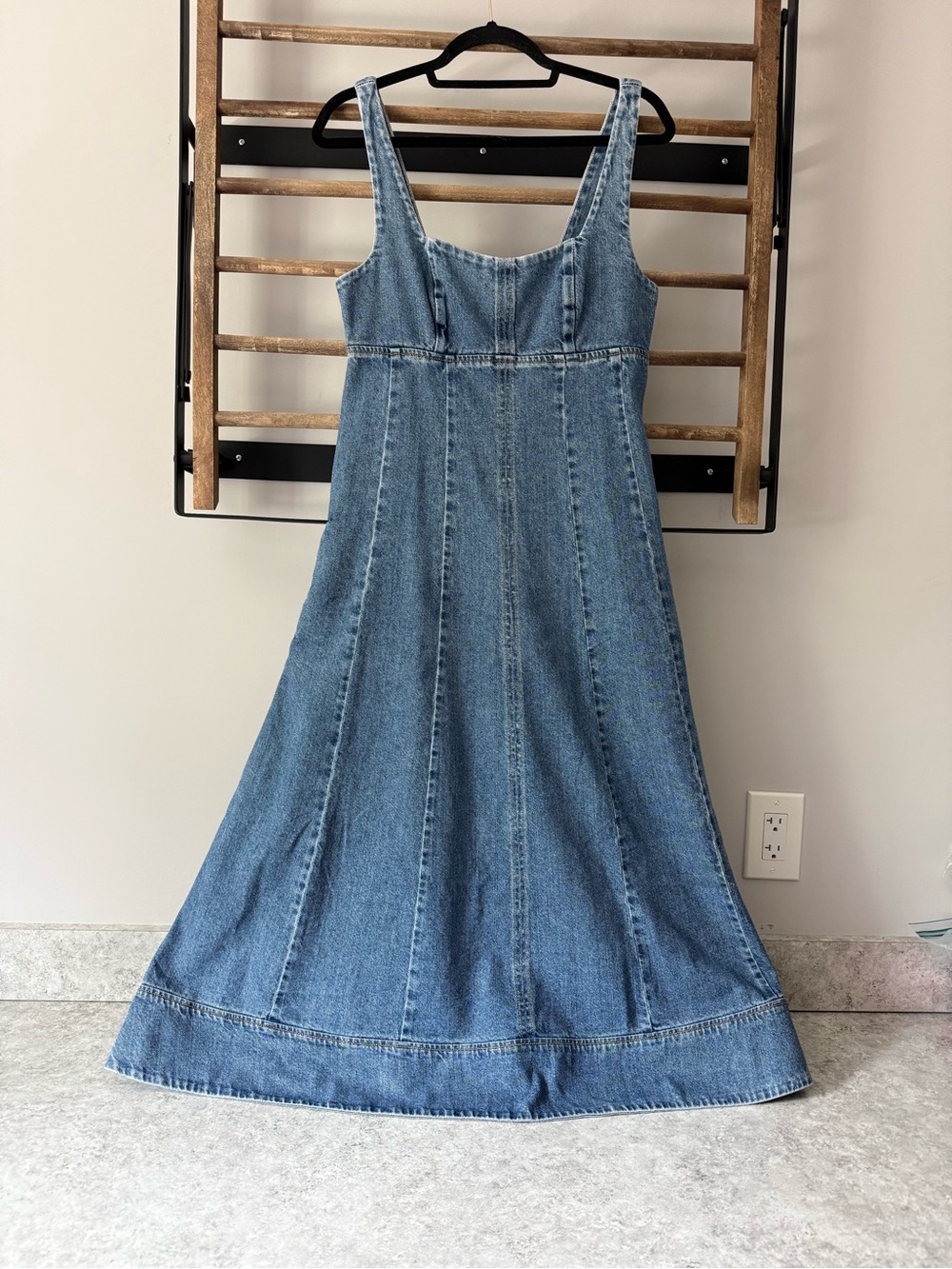 sundays Willa Denim Midi Dress - Blue